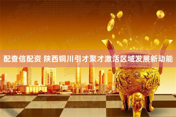 配查信配资 陕西铜川引才聚才激活区域发展新动能